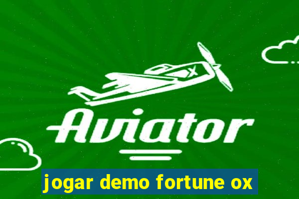 jogar demo fortune ox