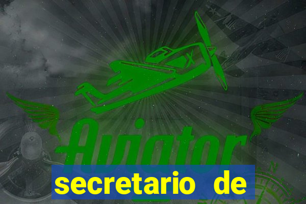 secretario de esporte salario