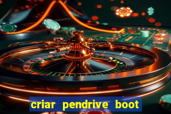 criar pendrive boot windows 10