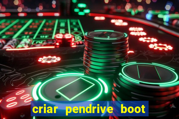 criar pendrive boot windows 10