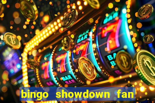 bingo showdown fan page freebies