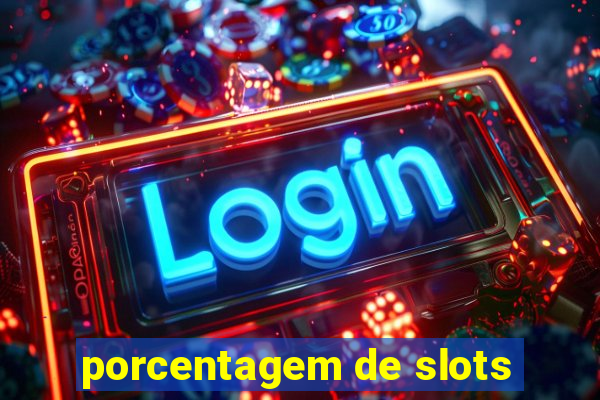 porcentagem de slots