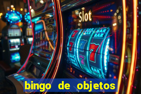 bingo de objetos para imprimir