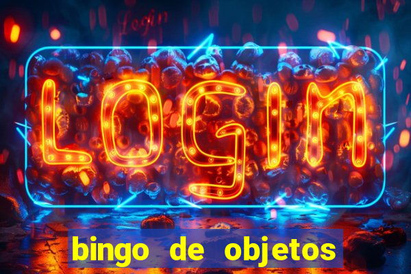 bingo de objetos para imprimir