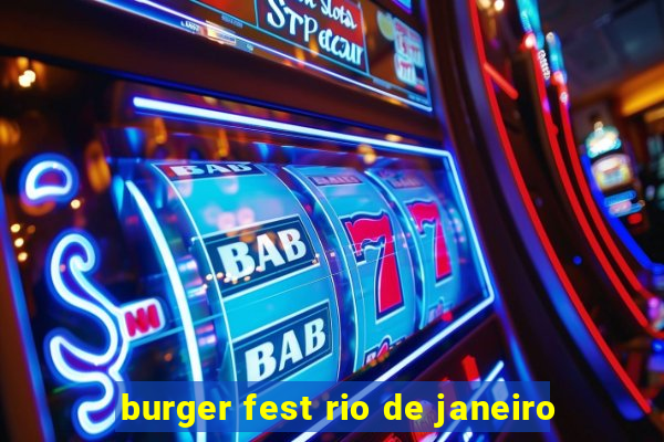 burger fest rio de janeiro