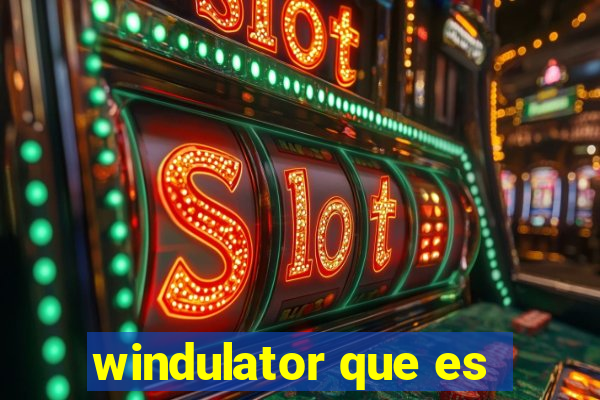 windulator que es