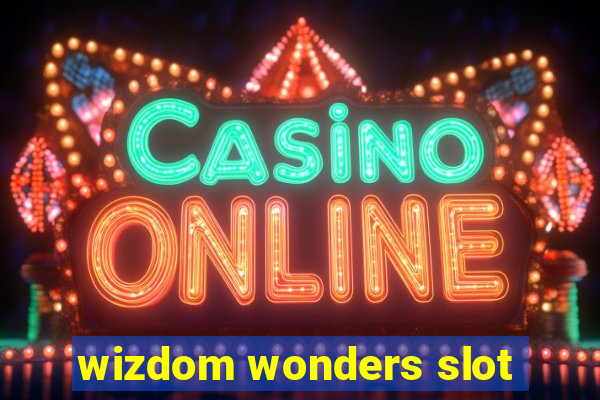 wizdom wonders slot