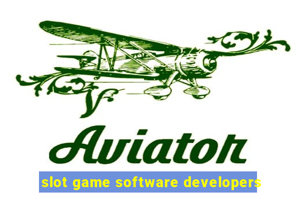 slot game software developers