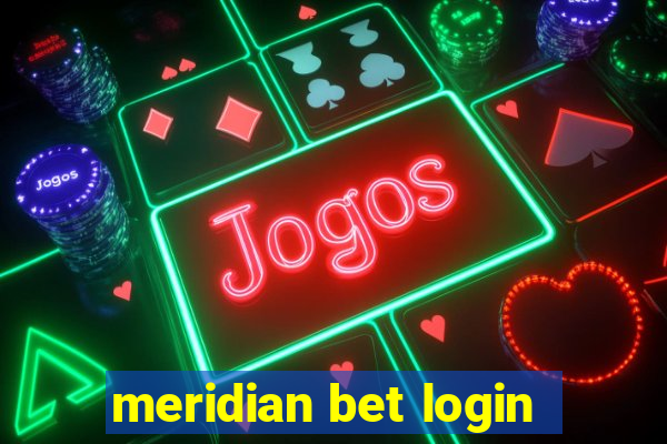 meridian bet login