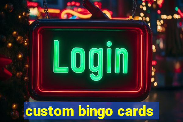 custom bingo cards