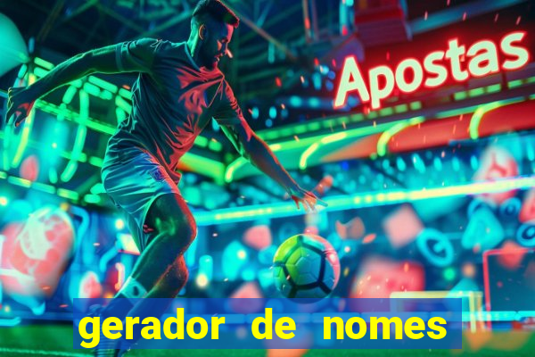 gerador de nomes para jogos