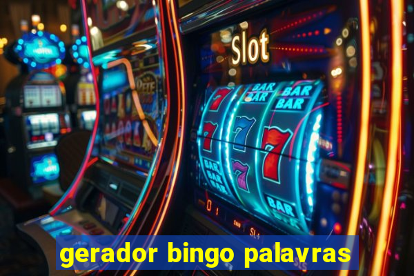 gerador bingo palavras