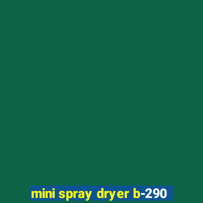 mini spray dryer b-290