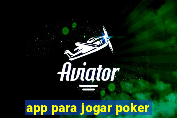 app para jogar poker