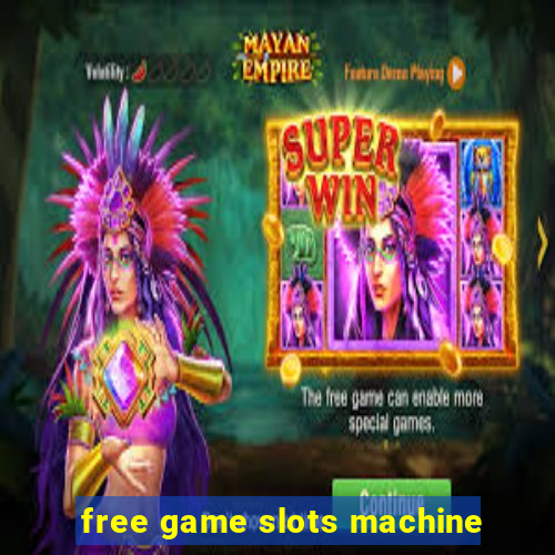 free game slots machine