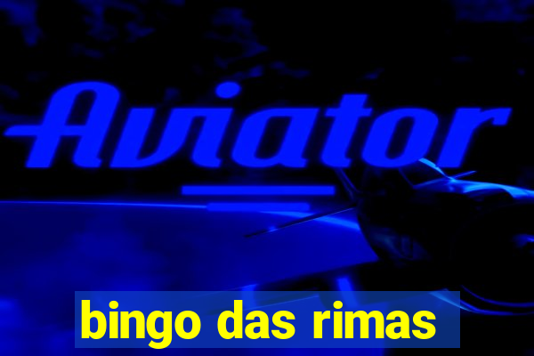 bingo das rimas