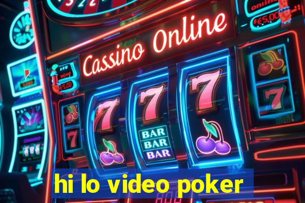 hi lo video poker