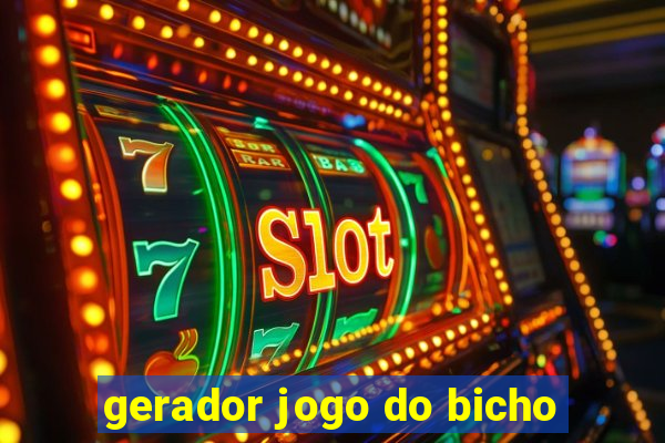 gerador jogo do bicho