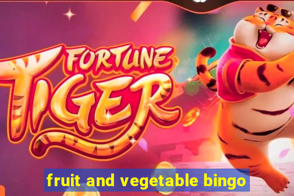 fruit and vegetable bingo