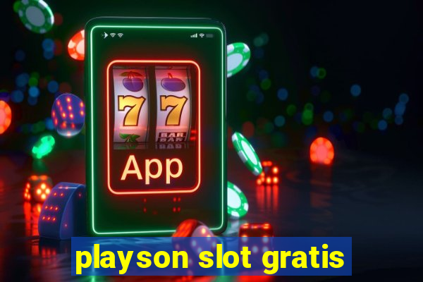 playson slot gratis