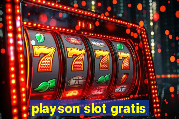 playson slot gratis