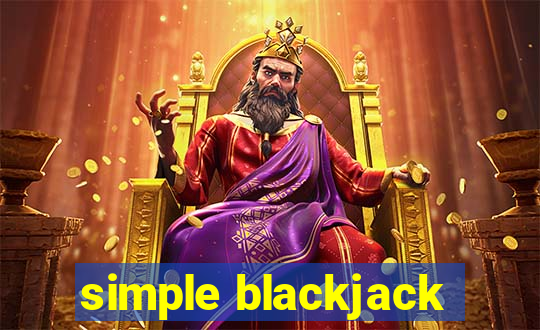 simple blackjack