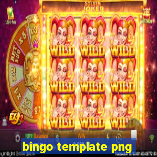 bingo template png