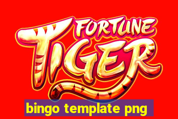 bingo template png