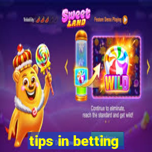 tips in betting