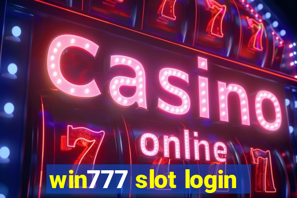 win777 slot login