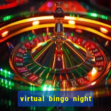 virtual bingo night with friends