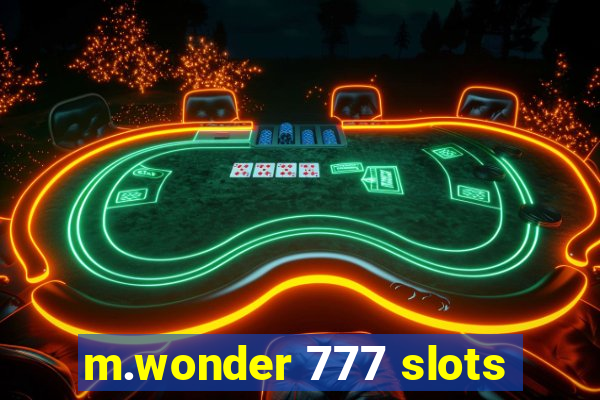 m.wonder 777 slots