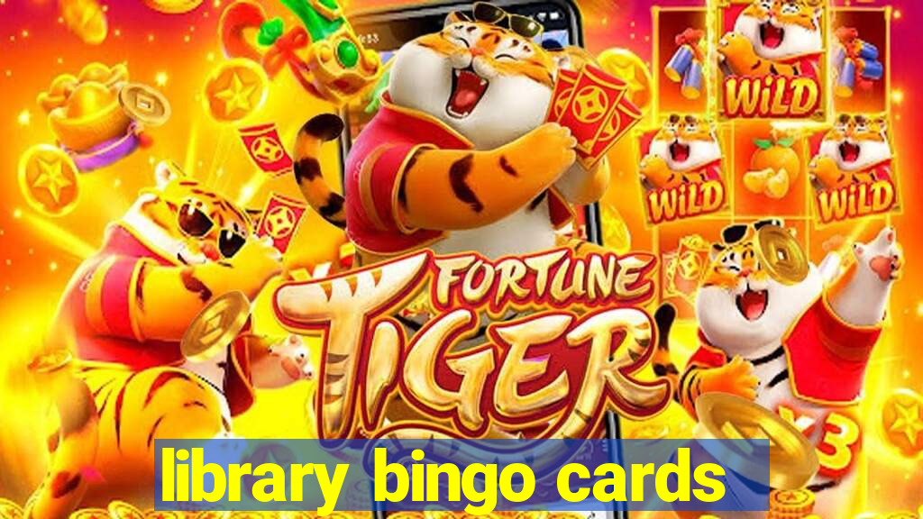 library bingo cards