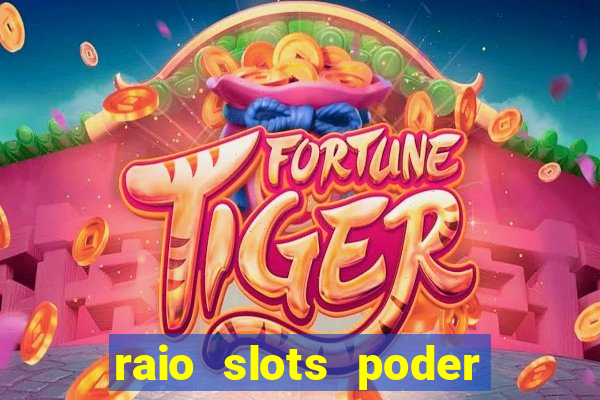 raio slots poder de zeus