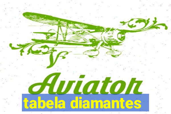 tabela diamantes