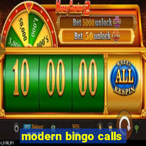 modern bingo calls