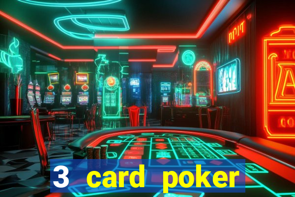 3 card poker casino rules