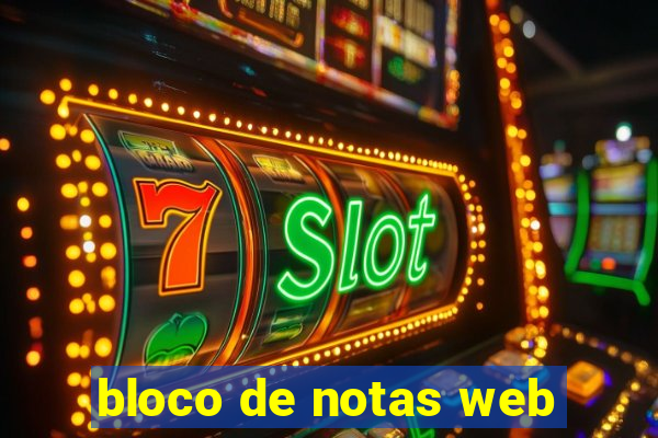 bloco de notas web