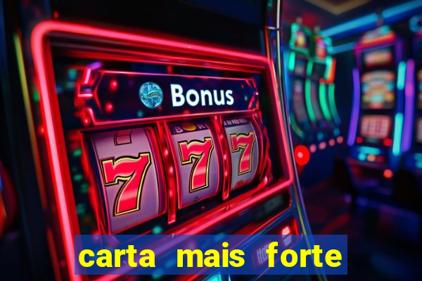 carta mais forte do poker