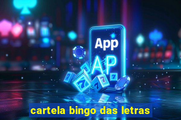 cartela bingo das letras