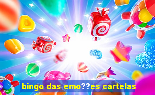 bingo das emo??es cartelas