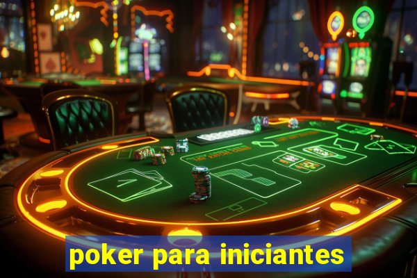 poker para iniciantes