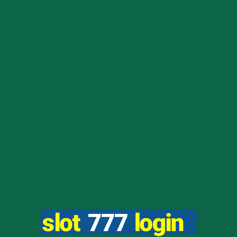 slot 777 login