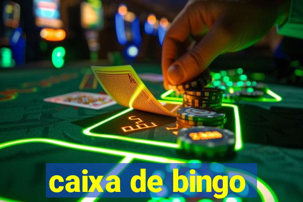 caixa de bingo