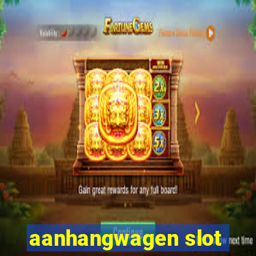 aanhangwagen slot