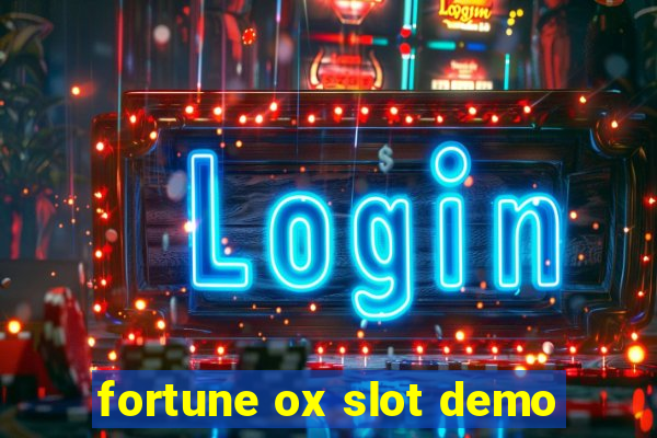 fortune ox slot demo