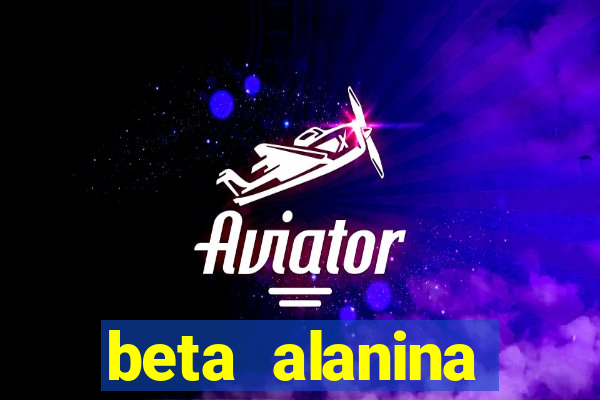 beta alanina aumenta a pressao