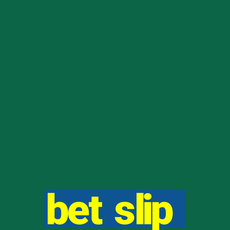 bet slip