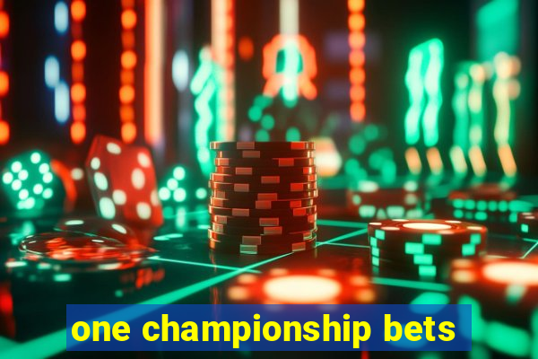 one championship bets