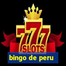 bingo de peru